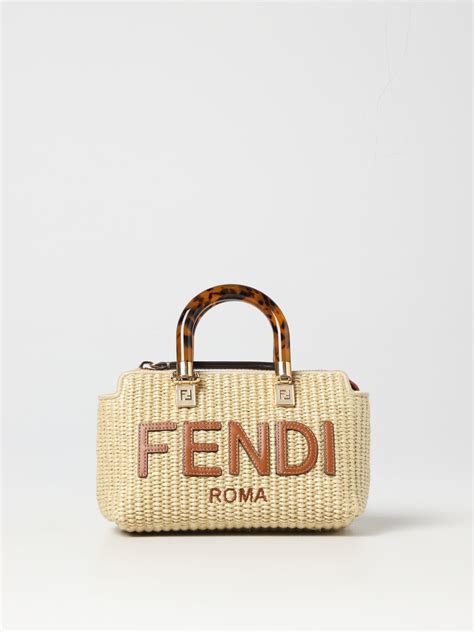 borsa in paglia fendi|borse fendi sito ufficiale.